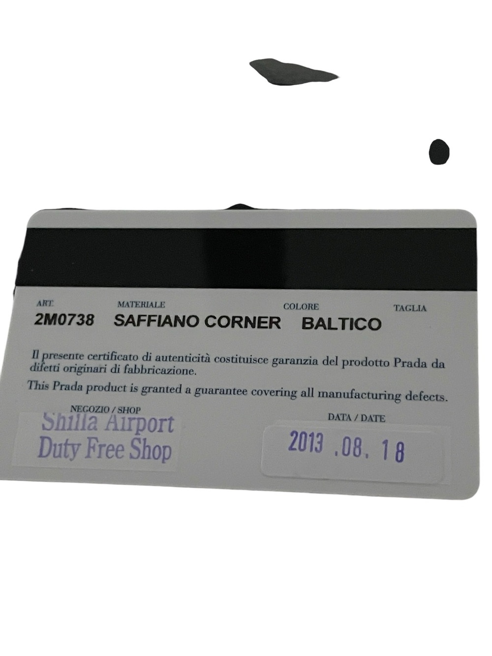 Authentic PRADA Saffiano Corner Bifold Wallet with Coin Pocket in Baltico Navy⁠ - Picture 14 of 15